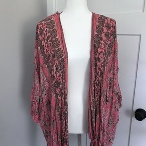 O’Neil floral kimono coverup